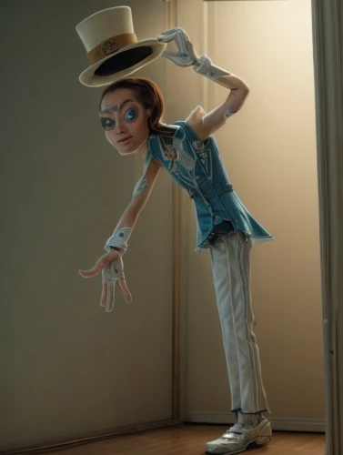 pinocchio,mime artist,great as a stilt performer,3d man,ventriloquist,mime,cirque du soleil,tracer,a wax dummy,johnny jump up,string puppet,banjo bolt,cgi,marionette,puppet,pierrot,pubg mascot,jiminy cricket,conductor,dab,Common,Common,Film