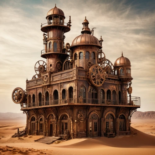 islamic architectural,build by mirza golam pir,house of allah,mosques,sand timer,sand clock,gold castle,grand mosque,rajasthan,star mosque,big mosque,sahara,asian architecture,rock-mosque,ancient city,arabic background,stone palace,ancient house,caravansary,steampunk,Illustration,Realistic Fantasy,Realistic Fantasy 13