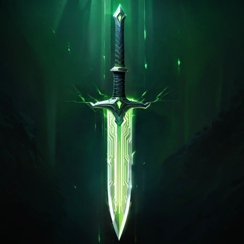 king sword,awesome arrow,excalibur,sword,blade of grass,arrow,scepter,arrow logo,dagger,herb knife,patrol,serrated blade,green aurora,swords,green wallpaper,caerula,sward,ranged weapon,scabbard,emerald,Conceptual Art,Sci-Fi,Sci-Fi 12