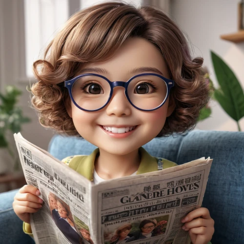 reading glasses,reading the newspaper,newspaper reading,blonde woman reading a newspaper,newspaper advertisements,blonde sits and reads the newspaper,cute cartoon character,newspapers,agnes,little girl reading,kids glasses,vision care,cute cartoon image,newspaper delivery,with glasses,read newspaper,myopia,people reading newspaper,reading newspapaer,commercial newspaper