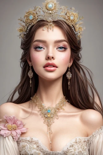 bridal jewelry,bridal accessory,fairy queen,diadem,bridal clothing,jewelry florets,miss circassian,princess crown,fantasy portrait,fairy tale character,faery,jewelry,jeweled,gold jewelry,gift of jewelry,flower crown of christ,fantasy art,spring crown,bridal,social,Common,Common,Natural