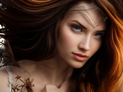 faery,faerie,fantasy portrait,the enchantress,dryad,fantasy woman,sorceress,fantasy art,painted lady,elven,dark elf,mystical portrait of a girl,retouch,retouching,scarlet witch,photoshop manipulation,wood elf,faun,female beauty,spider silk,Common,Common,Photography