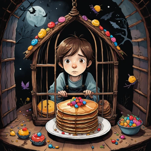 kids illustration,confectioner,confectionery,donut illustration,confection,alice in wonderland,book illustration,broken eggs,lardy cake,children's fairy tale,wonderland,game illustration,cake shop,candy cauldron,painting eggs,sci fiction illustration,painting easter egg,orrery,a collection of short stories for children,alice,Illustration,Children,Children 06