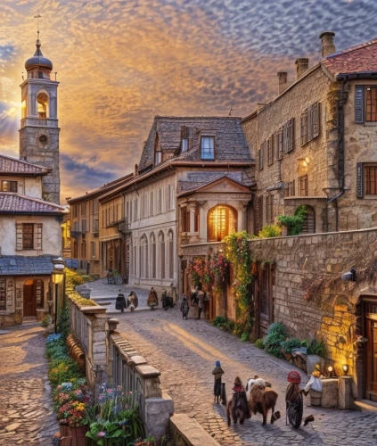 medieval street,medieval town,provence,old city,carmel by the sea,the old town,historic old town,volterra,south france,old town,istria,pinsa,the cobbled streets,italy,old quarter,alpine village,croatia,stone houses,france,mountain village