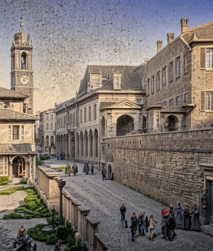 galata,bordeaux,dubrovnik city,malta,jerusalem,cluj napoca,cluj,dubrovnik,jaffa,bari,trinity college,cluj - napoca,cluj-napoca,honfleur,rhodes,tbilisi,marseille,porto,tongeren,old port,Architecture,Small Public Buildings,Classic,Italian Gothic