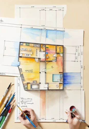 house drawing,architect plan,floorplan home,sheet drawing,technical drawing,blueprints,school design,frame drawing,house floorplan,dry erase,floor plan,core renovation,pencil frame,layout,electrical planning,color pencil,blueprint,renovation,an apartment,drawing course,Landscape,Landscape design,Landscape Plan,Colored Pencil