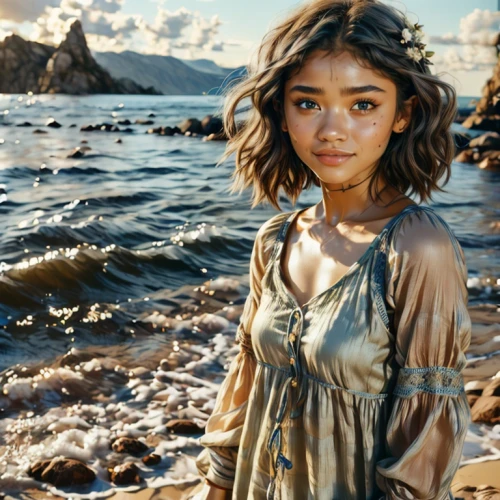 little girl in wind,moana,bjork,young girl,mowgli,mystical portrait of a girl,mari makinami,shirakami-sanchi,child portrait,girl on the river,beach background,girl portrait,asia,han thom,on the shore,child girl,photographing children,girl on the dune,enchanting,by the sea