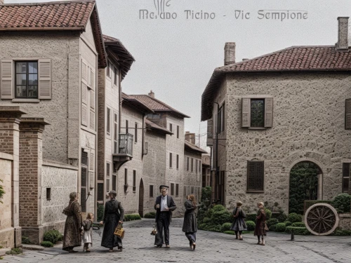 sirmione,digiscrap,temples,townhouses,medieval street,constantinople,the postcard,1900s,album cover,the portuguese,peloponnese,cd cover,new-ulm,cobblestones,peloponnes,the cobbled streets,oradour-sur-glane,july 1888,mottarone,the consignment,Architecture,Commercial Residential,European Traditional,Lombard Romanesque