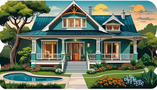 houses clipart,house painting,home landscape,summer cottage,victorian house,bungalow,cottage,house shape,little house,house insurance,house drawing,house purchase,homes,country house,residential property,beach house,summer house,wooden house,house sales,villa,Unique,Design,Sticker