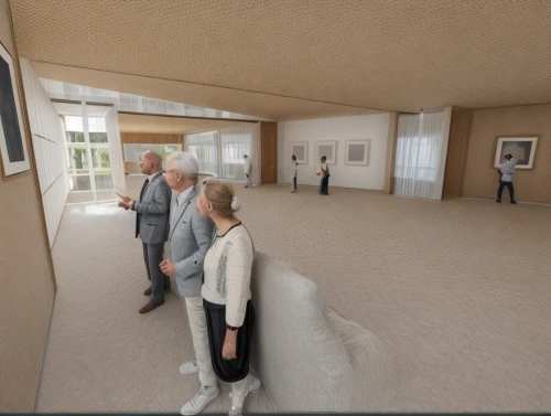 3d rendering,soumaya museum,hallway space,chancellery,art gallery,droste effect,nursing home,hallway,retirement home,futuristic art museum,conference room,gallery,family room,entrance hall,augmented reality,louvre,louvre museum,daylighting,art museum,the museum,Interior Design,Living room,Modern,German Nature