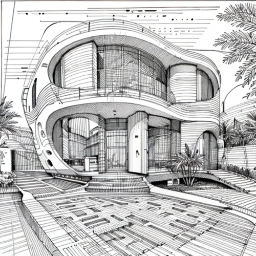 futuristic architecture,house drawing,architect plan,kirrarchitecture,modern architecture,cross section,architect,cross-section,arhitecture,smart house,archidaily,garden elevation,architecture,contemporary,wireframe graphics,technical drawing,school design,cross sections,arq,large home,Design Sketch,Design Sketch,None