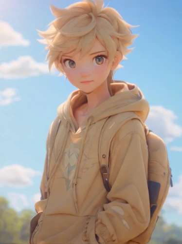 violet evergarden,anime boy,darjeeling,cute cartoon character,leo,felix,ken,cinnamon roll,male character,anime 3d,meteora,child boy,tangelo,a child,cloud,ren,cg artwork,boy,main character,clay doll,Game&Anime,Pixar 3D,Pixar 3D