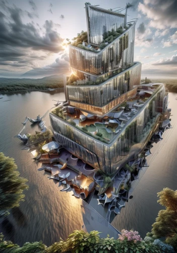 cube stilt houses,floating islands,floating island,artificial island,eco hotel,solar cell base,floating huts,eco-construction,costa concordia,artificial islands,futuristic architecture,stilt houses,island suspended,sky apartment,flying island,cubic house,largest hotel in dubai,very large floating structure,islet,water cube