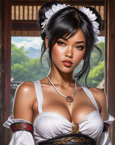 asian woman,geisha,geisha girl,oriental girl,oriental princess,vintage asian,maid,japanese woman,fantasy portrait,asian girl,vietnamese woman,asian vision,romantic portrait,white silk,jasmine blossom,chinese art,fantasy art,korean,siu mei,asian culture,Photography,General,Natural