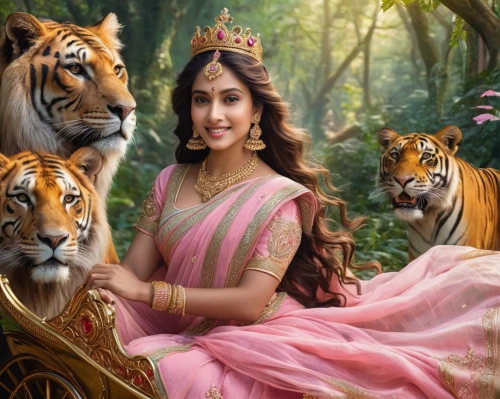 radha,lakshmi,anushka shetty,jaya,bengalenuhu,bengal,yogananda,indian celebrity,pooja,rajasthan,royal tiger,fantasy picture,she feeds the lion,bollywood,india,lindia,tamil culture,tarhana,diwali banner,indian culture,Photography,General,Natural