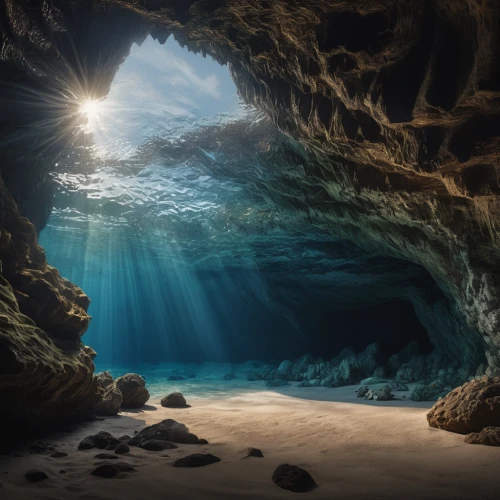 sea cave,blue cave,underwater landscape,cave on the water,blue caves,sea caves,the blue caves,ocean underwater,underwater background,underground lake,ice cave,underwater oasis,ocean floor,undersea,cave,glacier cave,submerged,pit cave,fractal environment,deep blue,Photography,General,Natural