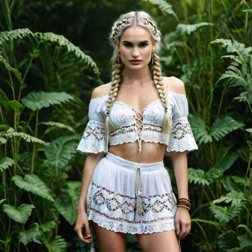 inka,boho,tribal,celtic queen,bohemian,elven,garden fairy,faerie,brie,russian folk style,polynesian,hippie fabric,germanic tribes,fae,warrior woman,ivory,two piece swimwear,boho background,garanaalvisser,ukrainian,Photography,Documentary Photography,Documentary Photography 31