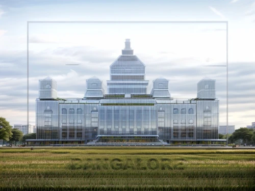 dhammakaya pagoda,greenhouse cover,glass facade,the palace of culture,crown render,capitol,glass building,crown palace,futuristic architecture,aschaffenburger,greenhouse effect,ssangyong istana,greenhouse,autostadt wolfsburg,3d rendering,new building,futuristic art museum,uscapitol,new city hall,hongdan center,Architecture,Large Public Buildings,Futurism,Futuristic 7