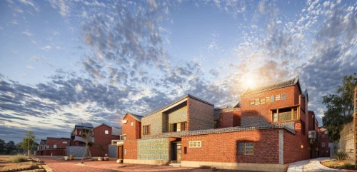 new housing development,red brick,sand-lime brick,red bricks,brick house,townhouses,residential house,build by mirza golam pir,landscape design sydney,3d rendering,brick block,residential,housebuilding,cubic house,red brick wall,two story house,blocks of houses,block of houses,model house,render