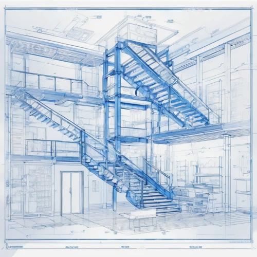 blueprints,blueprint,frame drawing,fire escape,winding staircase,wireframe,house drawing,staircase,blue print,steel stairs,sheet drawing,stairwell,pencil frame,stairs,architect plan,wireframe graphics,outside staircase,frame mockup,technical drawing,blue leaf frame,Unique,Design,Blueprint