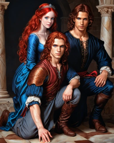 the three magi,rose family,mahogany family,ginger family,heroic fantasy,birch family,the dawn family,redheads,verbena family,arrowroot family,mulberry family,nightshade family,fairytale characters,gothic portrait,middle ages,musketeers,biblical narrative characters,the middle ages,barberry family,fantasy picture,Conceptual Art,Fantasy,Fantasy 27
