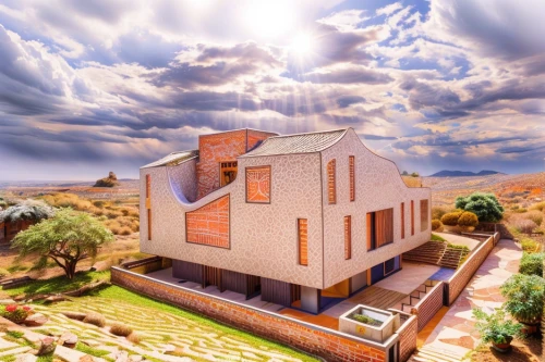 dunes house,clay house,negev desert,lonely house,miniature house,cube house,large home,modern house,small house,roof landscape,3d albhabet,villa,model house,judaean desert,brick house,sky apartment,3d rendering,little house,beautiful home,mid century house