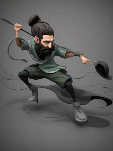 kung fu,kungfu,shaolin kung fu,baguazhang,taijiquan,wushu,kenjutsu,pubg mascot,eskrima,qi gong,3d figure,sōjutsu,samurai fighter,silat,cartoon ninja,ninjutsu,sadhu,fighting stance,vax figure,bagua,Common,Common,None