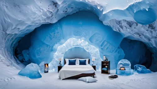 ice hotel,ice cave,ice castle,glacier cave,snowhotel,blue caves,the blue caves,blue cave,snow house,igloo,icemaker,blue room,antartica,south pole,antarctic,the polar circle,cold room,arctic antarctica,snow shelter,waterbed,Unique,Design,Knolling
