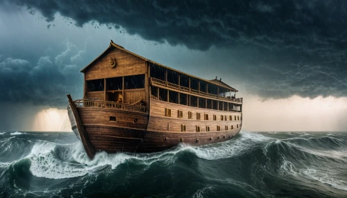 noah's ark,ghost ship,sea fantasy,the ark,shipwreck,sea storm,the storm of the invasion,tour to the sirens,photo manipulation,viking ship,house of the sea,nature's wrath,sunken ship,ship wreck,trireme,the wreck of the ship,photoshop manipulation,troopship,cube sea,sewol ferry,Photography,General,Natural