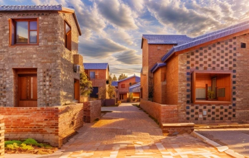 blocks of houses,the cobbled streets,stone houses,south africa,townhouses,wooden houses,sand-lime brick,muizenberg,block of houses,row of houses,gaudí,terracotta tiles,cottages,stellenbosch,hartbeespoort,villas,cobblestone,escher village,altos de chavon village,landscape design sydney