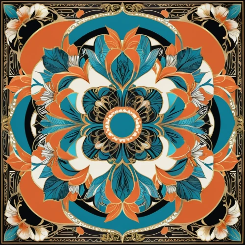 mandala background,kaleidoscope art,kaleidoscope,kaleidoscope website,flowers pattern,seamless pattern,flowers png,background pattern,retro pattern,kimono fabric,floral and bird frame,orange floral paper,memphis pattern,kaleidoscopic,teal and orange,blue sea shell pattern,art deco border,floral pattern,bird pattern,floral composition,Illustration,Vector,Vector 16