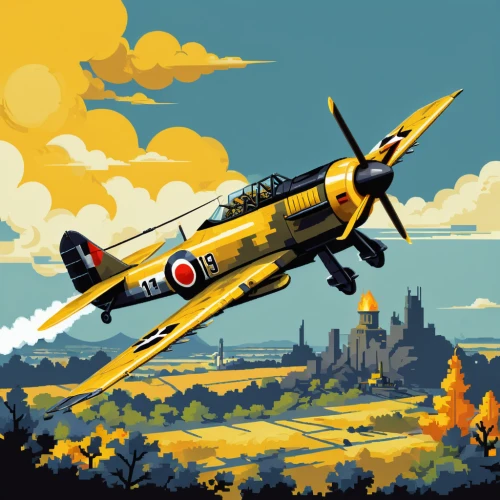 supermarine spitfire,avro lancaster,lockheed hudson,game illustration,hudson wasp,travel poster,corsair,westland terrier,royal aircraft factory r.e.8,glider pilot,remembrance day,airshow,wasp,royal aircraft factory b.e.2,second world war,stinson reliant,world war ii,vickers f.b.5,flying machine,mobile video game vector background,Unique,Pixel,Pixel 05