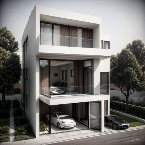 modern house,3d rendering,stucco frame,modern architecture,residential house,cubic house,frame house,render,exterior decoration,core renovation,residential,cube house,house shape,arhitecture,gold stucco frame,floorplan home,modern style,residence,two story house,contemporary