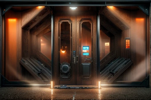 metallic door,elevator,elevators,portal,doors,creepy doorway,the door,doorway,steel door,open door,door,iron door,cinema 4d,portals,the threshold of the house,front door,threshold,revolving door,vault,entry