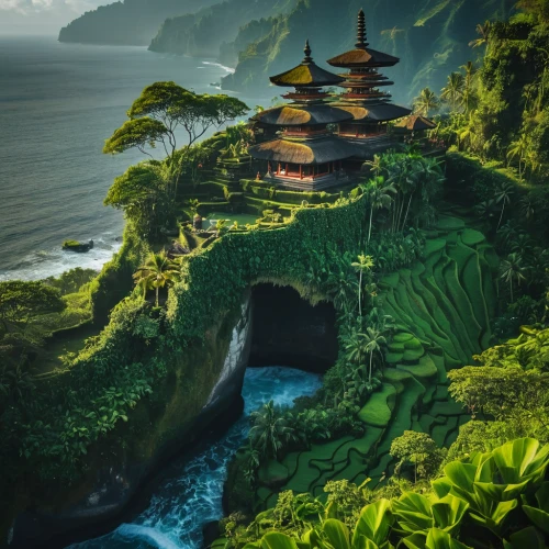 japan landscape,beautiful japan,indonesia,asian architecture,taiwan,bali,south korea,green waterfall,uluwatu,southeast asia,japanese architecture,stone pagoda,azores,beautiful landscape,oriental,chinese temple,green landscape,japan,nusa penida,the azores,Photography,General,Fantasy