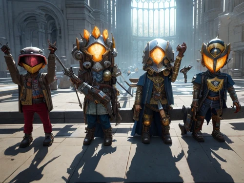 cabal,the order of the fields,clergy,knights,nastygilrs,aesulapian staff,assassins,the dawn family,knight armor,guardians of the galaxy,guards of the canyon,paysandisia archon,golden sun,garuda,avatars,golden crown,vareniks,golden mask,holy 3 kings,advisors,Common,Common,Game