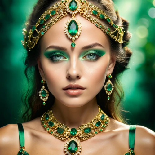 emerald,miss circassian,bridal jewelry,cuban emerald,jewellery,the enchantress,celtic queen,diadem,jeweled,bridal accessory,anahata,gold jewelry,adornments,cleopatra,jewelry,faery,green wreath,emerald lizard,venetian mask,headdress,Photography,General,Natural