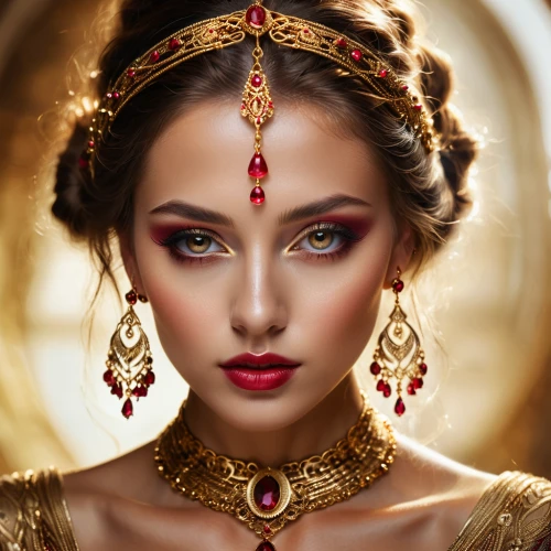 indian bride,bridal jewelry,gold jewelry,bridal accessory,east indian,jewellery,gold ornaments,indian woman,mystical portrait of a girl,diadem,oriental princess,gold filigree,adornments,jeweled,indian girl,gold crown,romantic portrait,jewelry,gold foil crown,romantic look,Photography,General,Natural