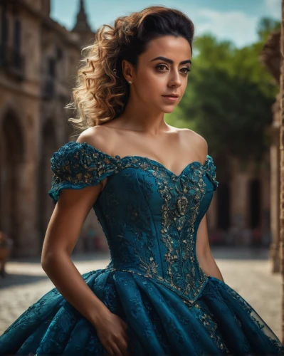 cinderella,ball gown,quinceanera dresses,princess sofia,quinceañera,a girl in a dress,hoopskirt,miss circassian,tiana,blue dress,a princess,catarina,celtic queen,fairy tale character,bodice,celtic woman,venetia,girl in a historic way,girl in a long dress,mazarine blue,Photography,General,Fantasy
