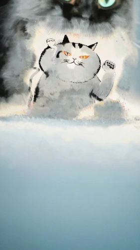 snow drawing,my neighbor totoro,snowy still-life,snow owl,fugu,olaf,snow globe,puddle,snow angel,lensball,cat vector,snowman,snowman marshmallow,snow man,mow,a ball in the snow,snowfall,cartoon cat,cat,white cat