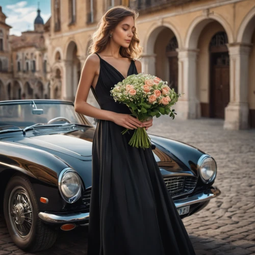 bridal car,wedding car,girl and car,saab 96,volvo 164,girl in a long dress,bridesmaid,wedding photo,romantic look,evening dress,wedding photography,strapless dress,elegance,volvo 66,silver wedding,vintage dress,with roses,wedding dresses,elegant,bmw 320,Photography,General,Natural