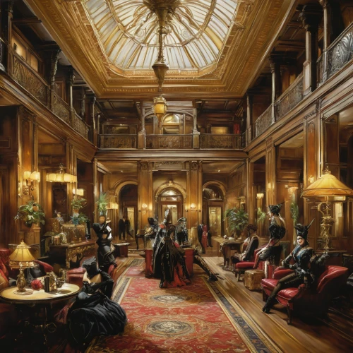 billiard room,ballroom,wade rooms,salon,the victorian era,royal interior,victorian style,ornate room,treasure hall,dandelion hall,orsay,the crown,council,napoleon iii style,the cairo,reading room,board room,dining room,english billiards,victorian,Illustration,Realistic Fantasy,Realistic Fantasy 10