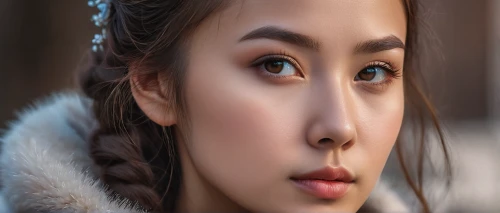 inner mongolian beauty,asian woman,mulan,eurasian,azerbaijan azn,japanese woman,retouch,women's eyes,digital compositing,kyrgyz,mongolian,asian girl,bokeh effect,asian vision,shuanghuan noble,oriental girl,retouching,mongolia eastern,baozi,render,Photography,General,Natural