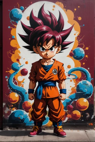 goku,son goku,dragonball,dragon ball,graffiti art,dragon ball z,streetart,grafitti,grafiti,vegeta,grafitty,graffiti,mural,kame sennin,street art,street chalk,anime cartoon,brooklyn street art,street artists,chalk drawing,Conceptual Art,Fantasy,Fantasy 11