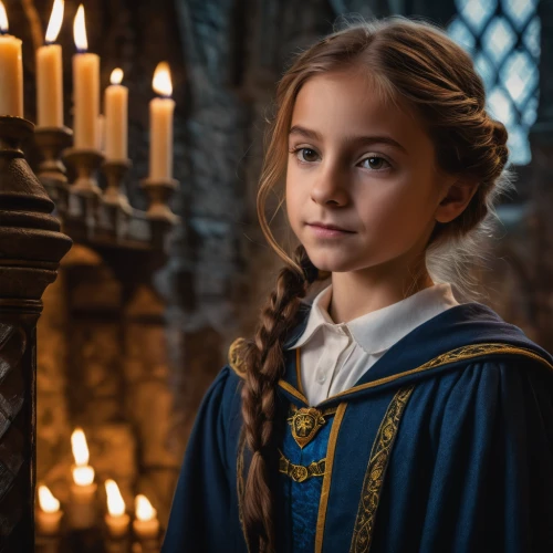 girl in a historic way,candlemaker,mystical portrait of a girl,princess sofia,gothic portrait,tudor,little princess,candlelights,candlemas,portrait of a girl,young girl,angelica,joan of arc,cinderella,child portrait,the little girl,the crown,celtic queen,eufiliya,victoria,Photography,General,Fantasy