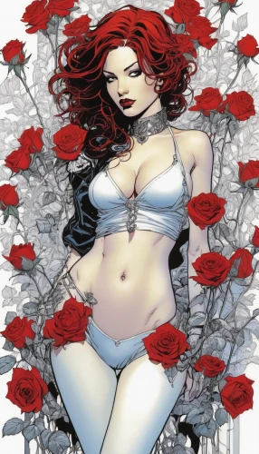 rose white and red,red rose,red roses,widow flower,rosa ' amber cover,poison ivy,valentine pin up,red petals,valentine day's pin up,background ivy,harley,red-haired,porcelain rose,white and red,carolina rose,queen of hearts,black widow,gloxinia,water rose,scarlet witch,Illustration,American Style,American Style 06