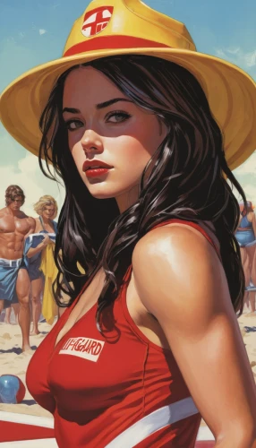 lifeguard,life guard,beach background,summer icons,beach goers,straw hat,rosa ' amber cover,panama hat,sea beach-marigold,red summer,summer background,cover,lido di ostia,beach scenery,wonder woman city,sun hat,high sun hat,beach towel,beach sports,mamaia,Illustration,American Style,American Style 08