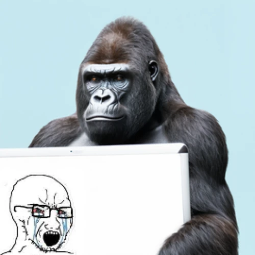 gorilla,ape,orangutan,silverback,orang utan,primate,great apes,kong,chimpanzee,chimp,my clipart,the thinker,clipart,primates,mumiy troll,gibbon 5,speak no evil,man thinking,thinker,thinking man