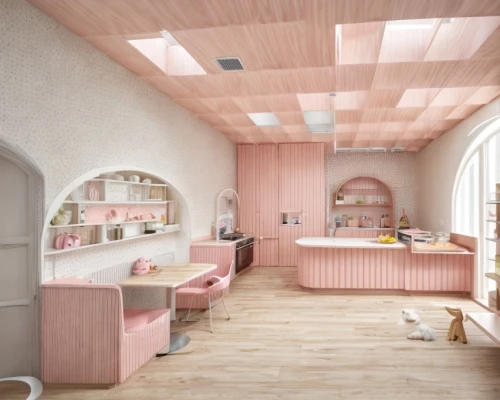 beauty room,the little girl's room,doll kitchen,ice cream shop,nursery,soap shop,baby room,doll house,dolls houses,children's interior,children's room,ice cream parlor,beauty salon,cosmetics counter,bakery,children's bedroom,kids room,piglet barn,pâtisserie,kitchen shop,Interior Design,Kitchen,Japanese,Japanese Kawaii