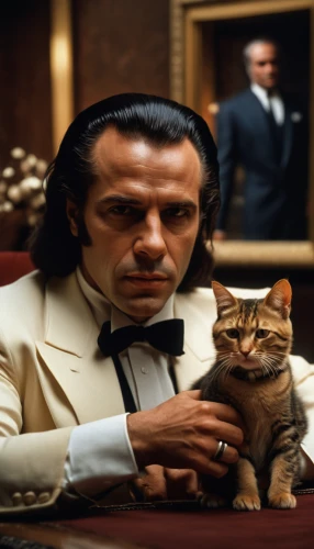 godfather,the cat and the,the cat,james bond,bond,analyze,business icons,concierge,cats,two cats,clue and white,napoleon cat,figaro,casablanca,goldeneye,cat image,suit actor,the room,business meeting,tom cat,Photography,General,Cinematic